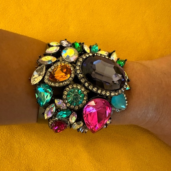 Erickson Beamon Rocks Statement Cuff Rhinestones - Picture 15 of 15